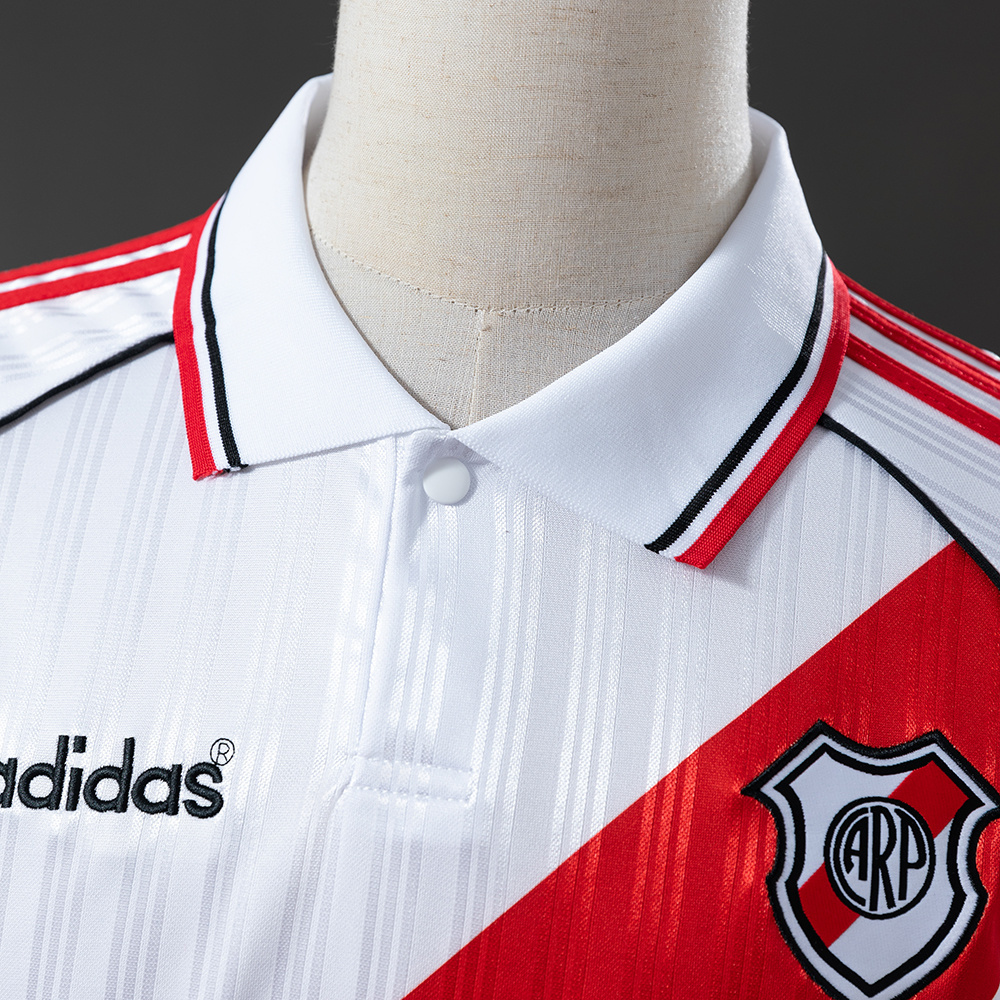 River Plate 95/96 Home Retro Jersey – Replica Football Soccer Shirt – Size S–XXL