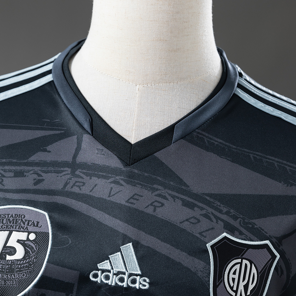 River Plate 13/14 75th Retro Jersey – Replica Football Soccer Shirt – Size S–XXL
