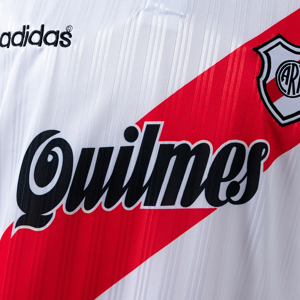 River Plate 1995/96 Home Retro Jersey – Replica Football Soccer Shirt – Size S–XXL