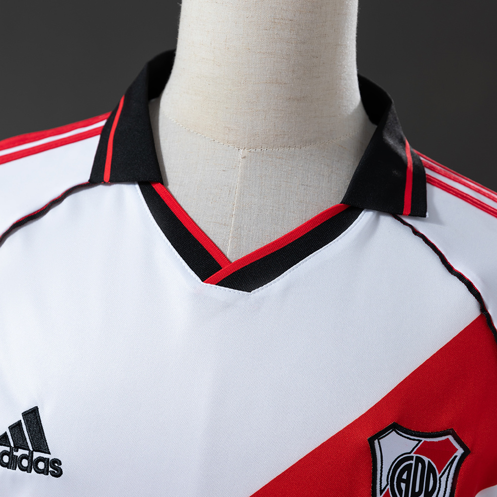 River Plate 00/01 Home Retro Jersey – Replica Football Soccer Shirt – Size S–XXL