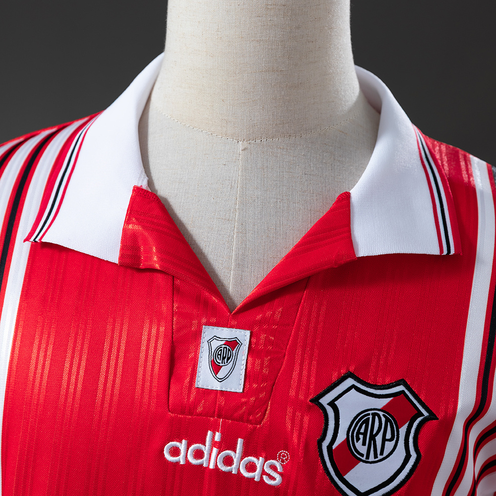 River Plate 96/97 Home Retro Jersey – Replica Football Soccer Shirt – Size S–XXL