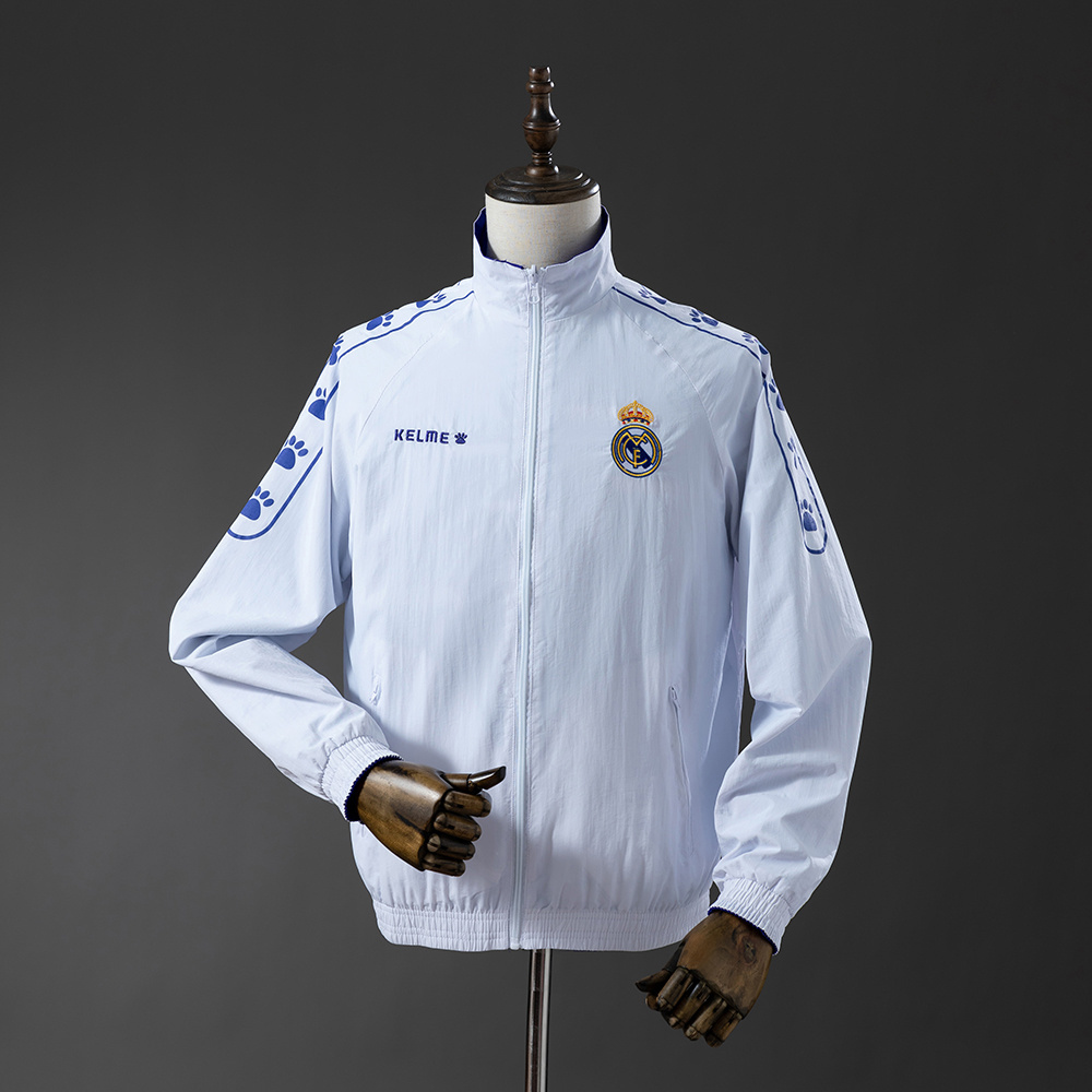Real Madrid Retro Double-sided Windbreaker S-XXL