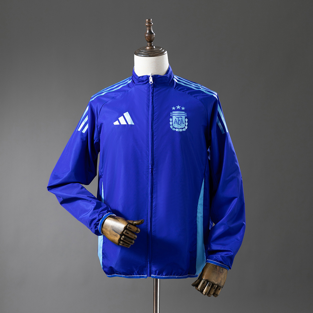 Argentina 25/26 Reversible Anthem Jacket Windbreaker – Replica Football Soccer Outfit