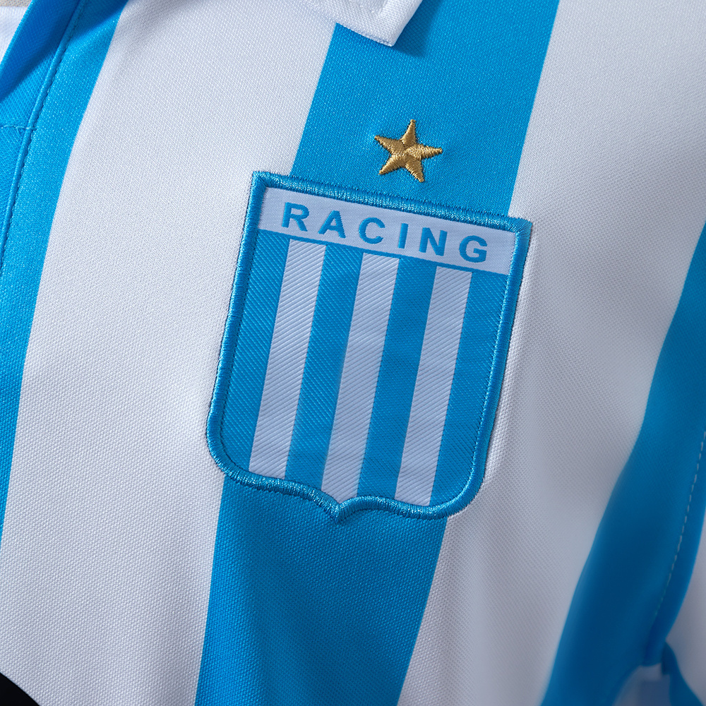 Racing Club de Avellaneda 07/08 Home Retro Jersey – Replica Football Soccer Shirt – Size S–XXL