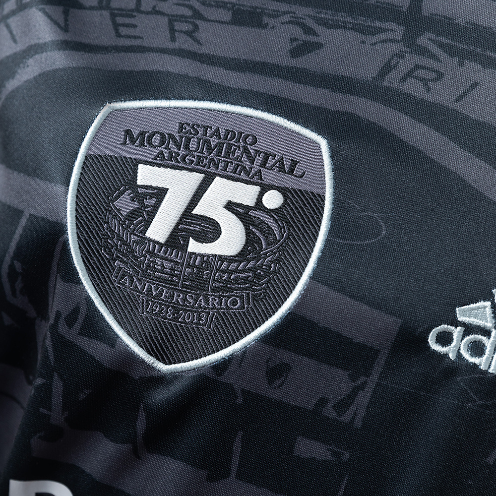 River Plate 13/14 75th Retro Jersey – Replica Football Soccer Shirt – Size S–XXL