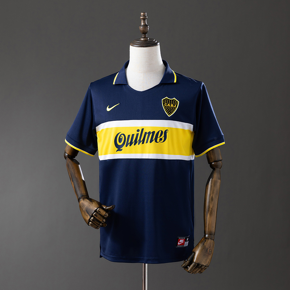 Boca Juniors 1996/97 Home Retro Jersey – Replica Football Soccer Shirt