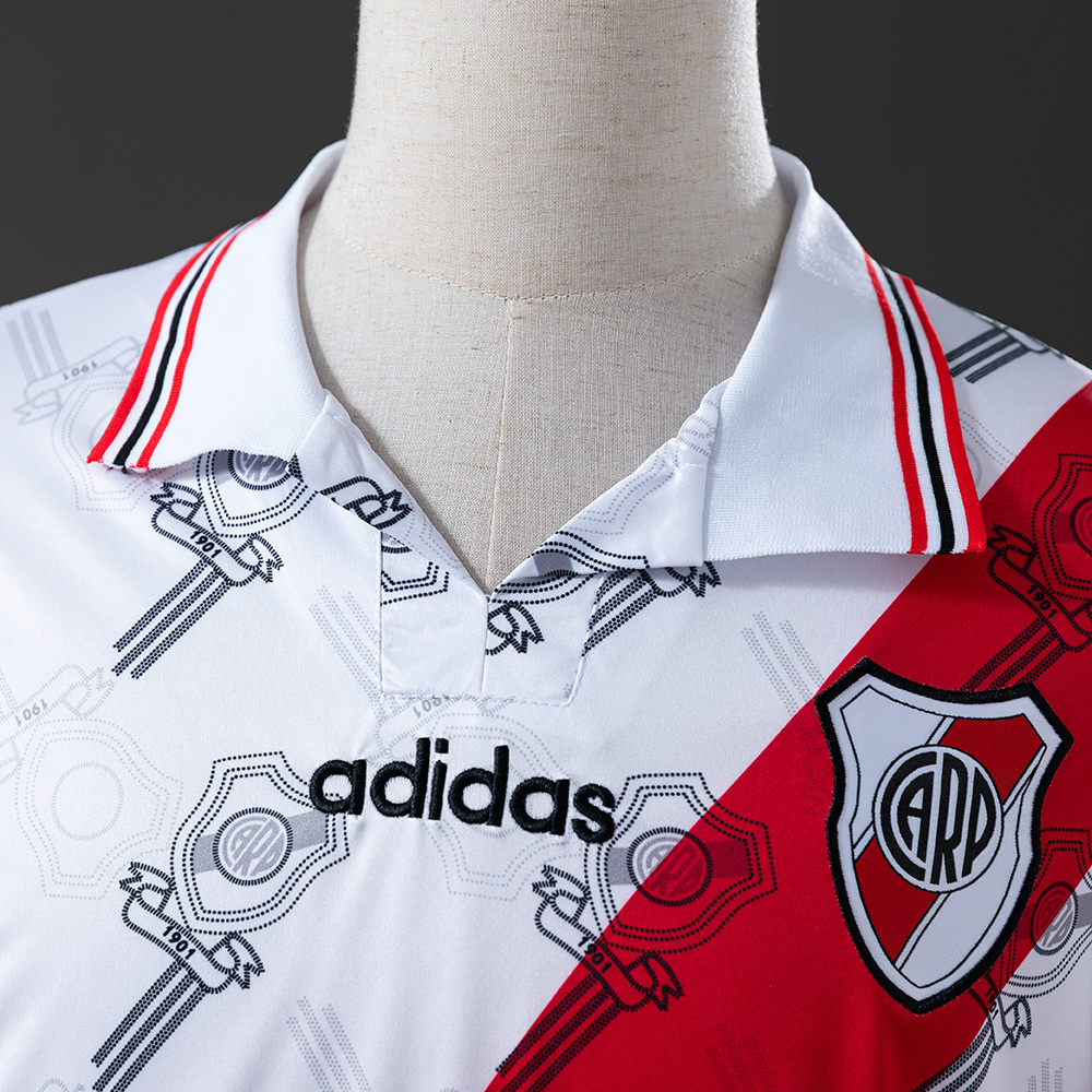 River Plate 1996/97 Home Retro Jersey – Replica Football Soccer Shirt – Size S–XXL