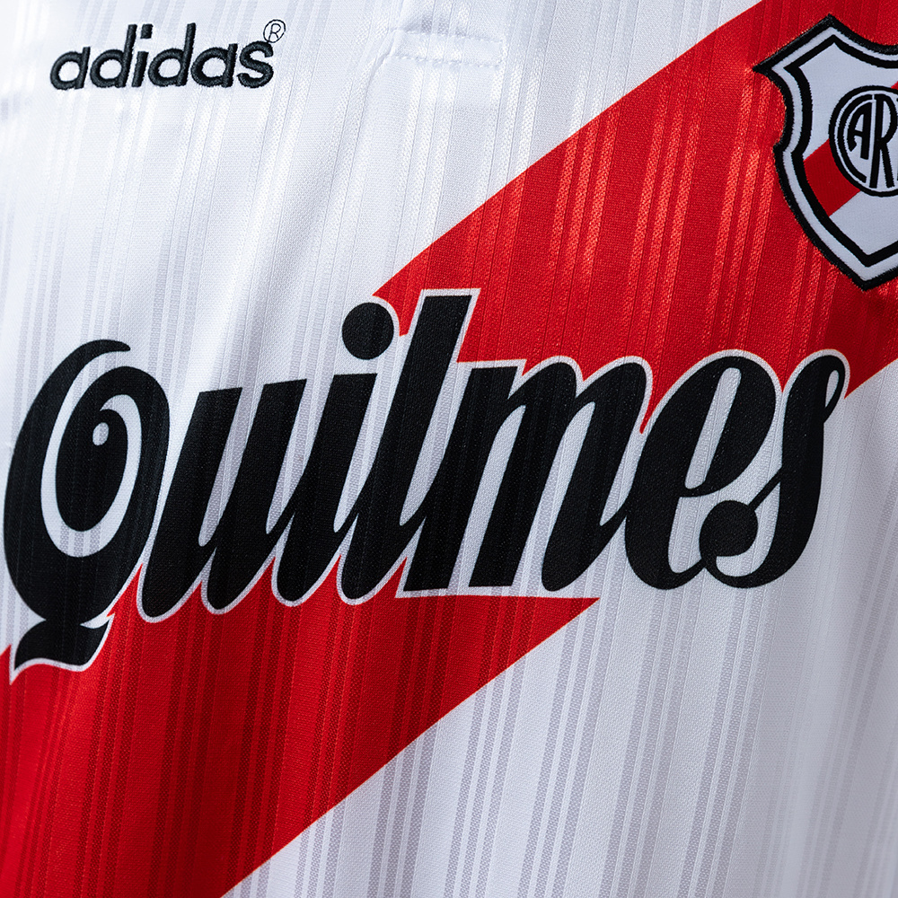 River Plate 95/96 Home Retro Jersey – Replica Football Soccer Shirt – Size S–XXL