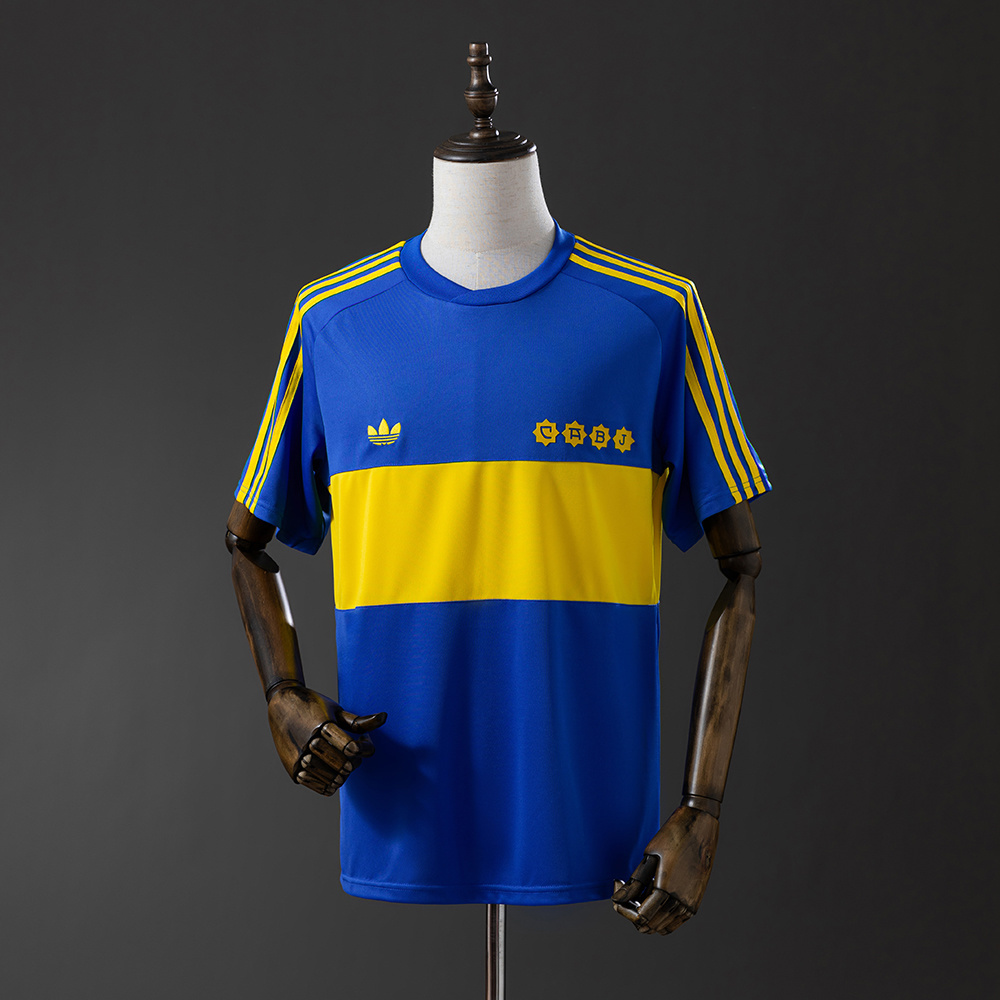 Boca Juniors 1981 Home Retro Jersey – Replica Football Soccer Shirt – Size S–XXL