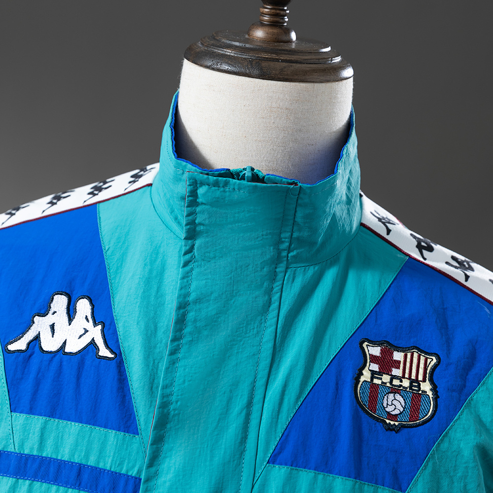Barcelona Retro Windbreaker – Replica Football Soccer Outfit