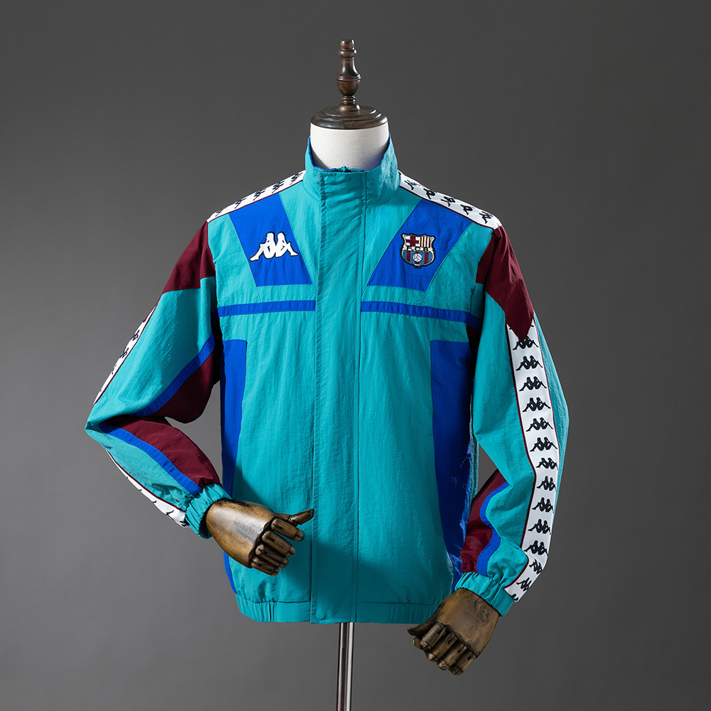 Barcelona Retro Windbreaker – Replica Football Soccer Outfit