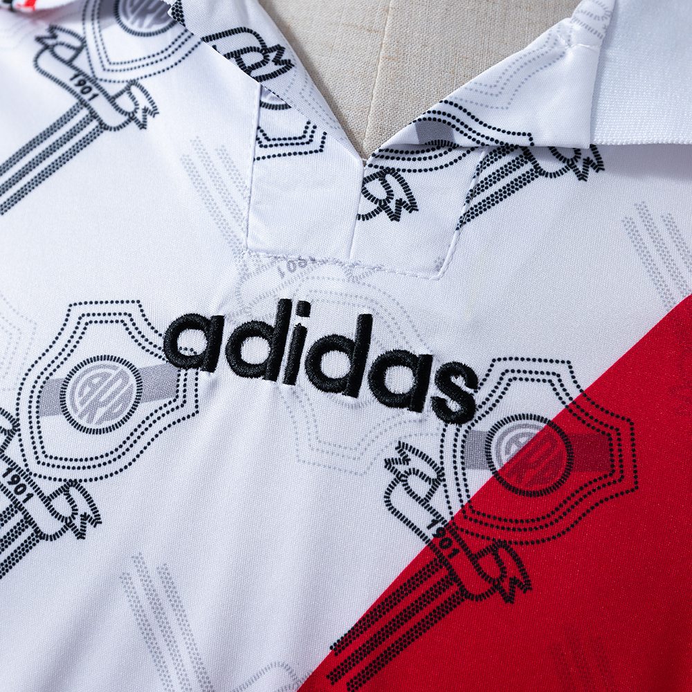 River Plate 1996/97 Home Retro Jersey – Replica Football Soccer Shirt – Size S–XXL