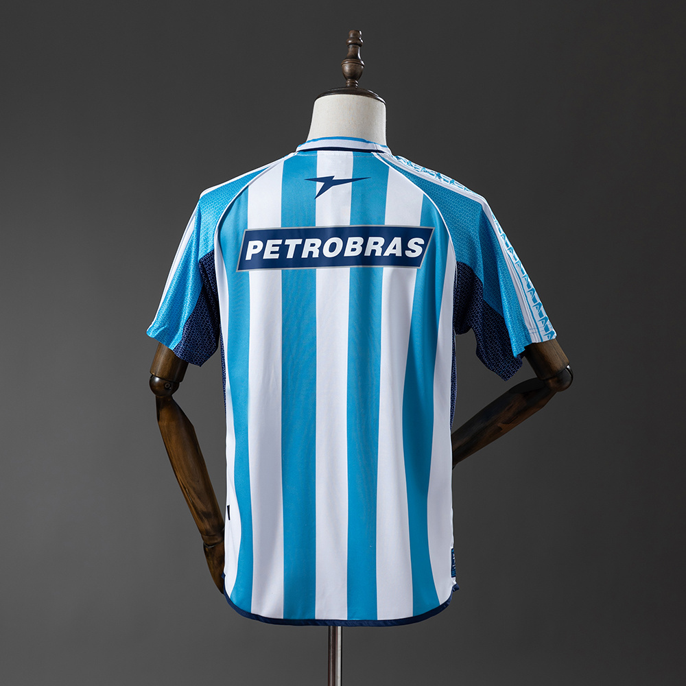 Racing Club de Avellaneda 02/03 Home Retro Jersey – Replica Football Soccer Shirt – Size S–XXL