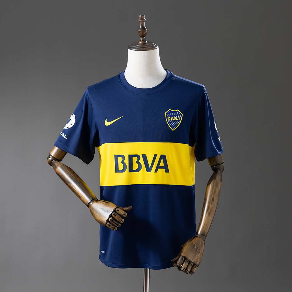 Boca Juniors 12/13 Home Retro Jersey – Replica Football Soccer Shirt – Size S–XXL