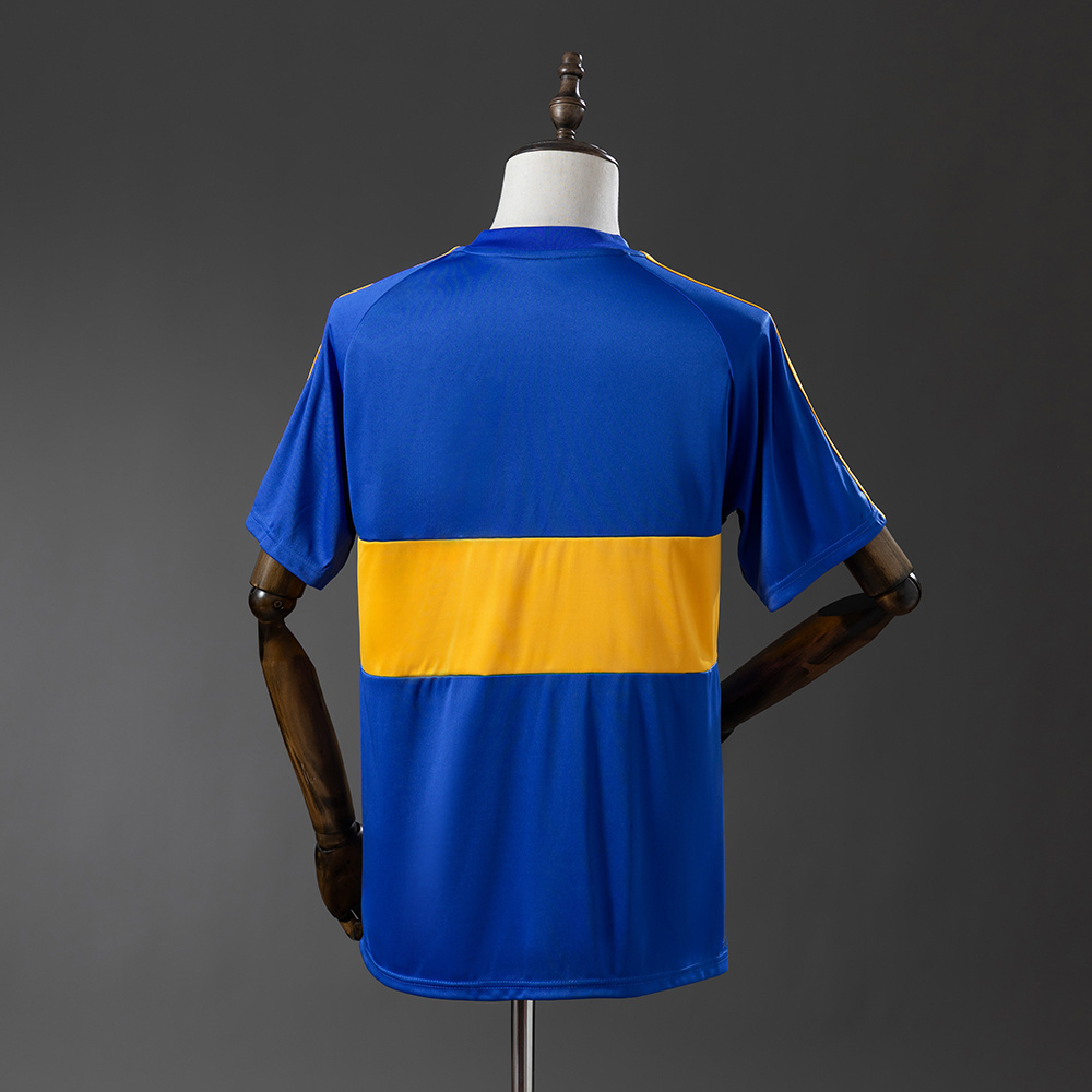 Boca Juniors 81/82 Home Retro Jersey – Replica Football Soccer Shirt – Size S–XXL
