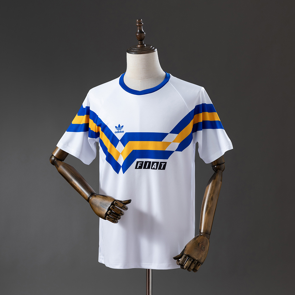 Boca Juniors 90/91 Away Retro Jersey – Replica Football Soccer Shirt – Size S–XXL