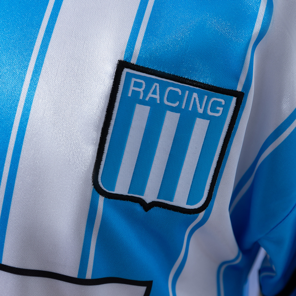 Racing Club de Avellaneda 1995 Home Retro Jersey – Replica Football Soccer Shirt – Size S–XXL