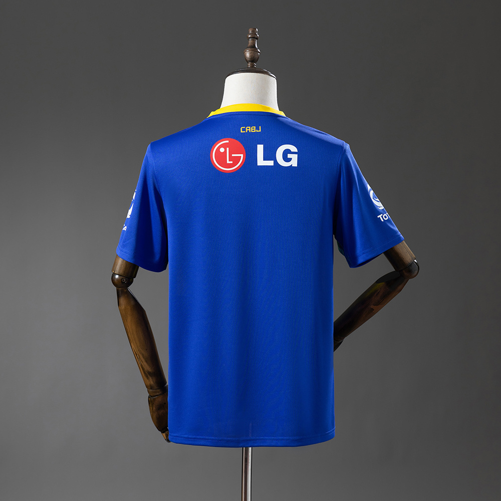 Boca Juniors 10/11 Home Retro Jersey – Replica Football Soccer Shirt – Size S–XXL