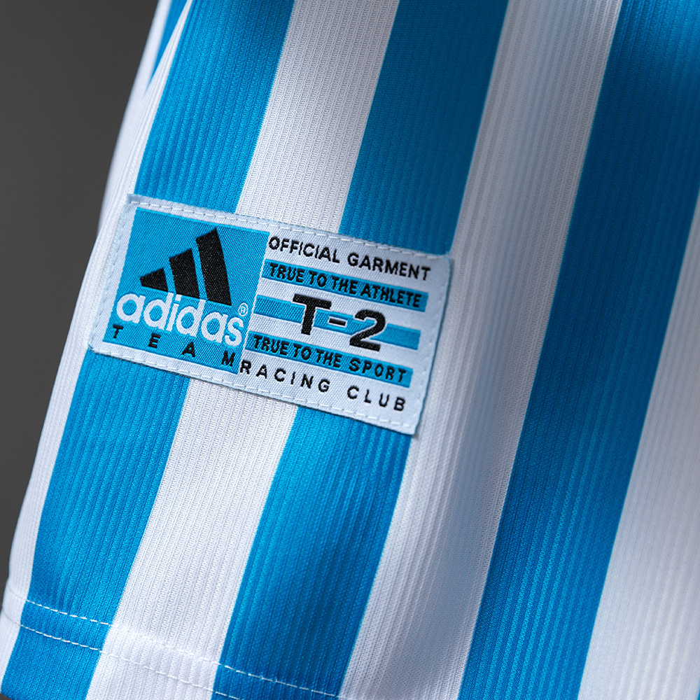 Racing Club de Avellaneda 99/00 Home Retro Jersey – Replica Football Soccer Shirt – Size S–XXL