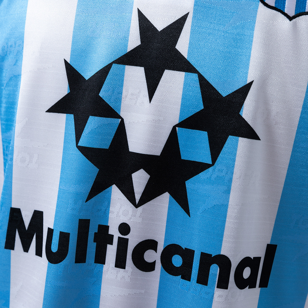 Racing Club de Avellaneda 97/98 Home Retro Jersey – Replica Football Soccer Shirt – Size S–XXL
