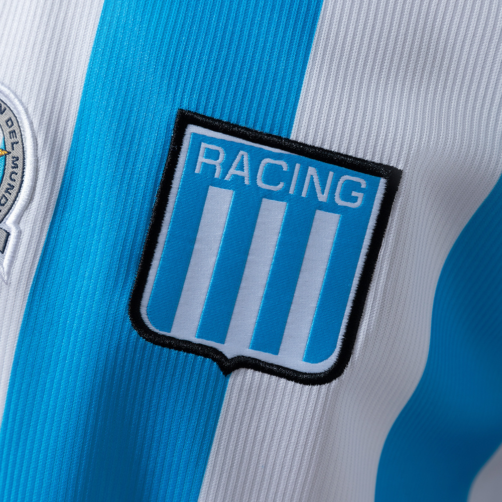Racing Club de Avellaneda 00/01 Home Retro Jersey – Replica Football Soccer Shirt – Size S–XXL