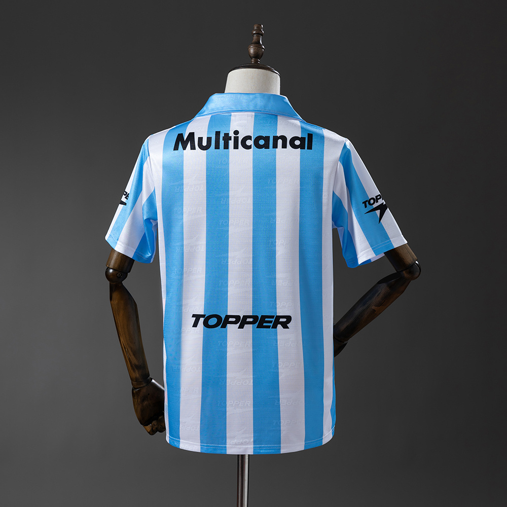 Racing Club de Avellaneda 97/98 Home Retro Jersey – Replica Football Soccer Shirt – Size S–XXL