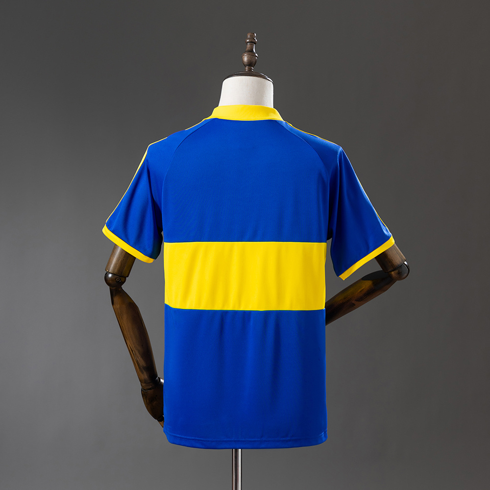 Boca Juniors 85/86 Home Retro Jersey – Replica Football Soccer Shirt – Size S–XXL