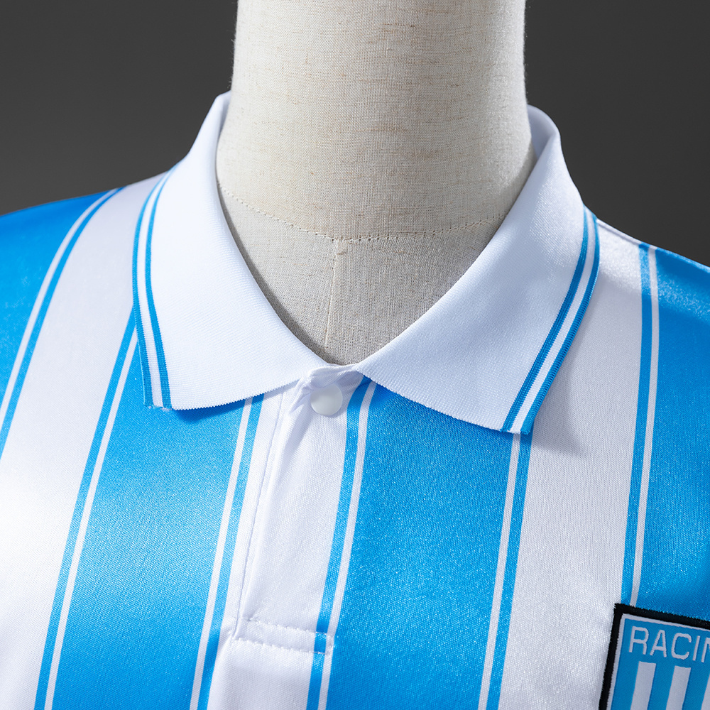 Racing Club de Avellaneda 1995 Home Retro Jersey – Replica Football Soccer Shirt – Size S–XXL