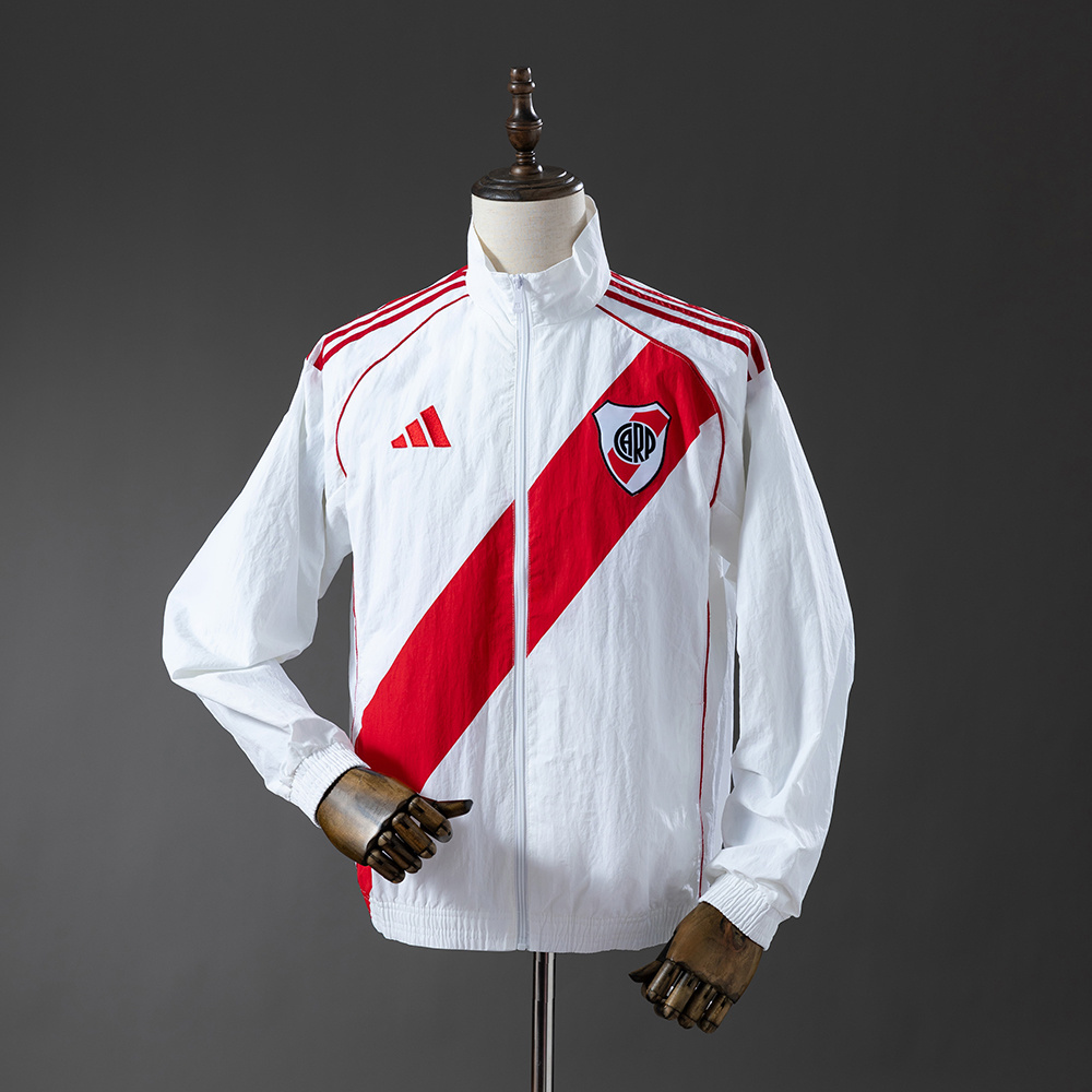 River Plate 25/26 Windbreaker – Replica Football Apparel – Size S–XXL