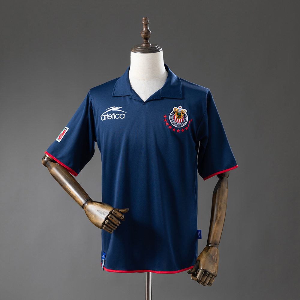 Guadalajara 03/04 Away Retro Jersey – Replica Football Soccer Shirt – Size S–XXL