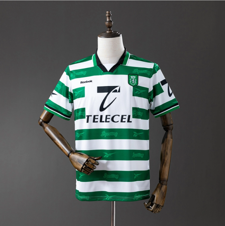 Sporting CP 99/00 Home Retro Jersey – Replica Football Soccer Shirt
