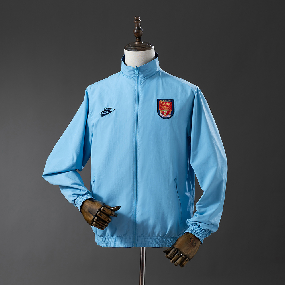 Arsenal Retro Reversible Anthem Jacket Windbreaker – Replica Football Soccer Outfit