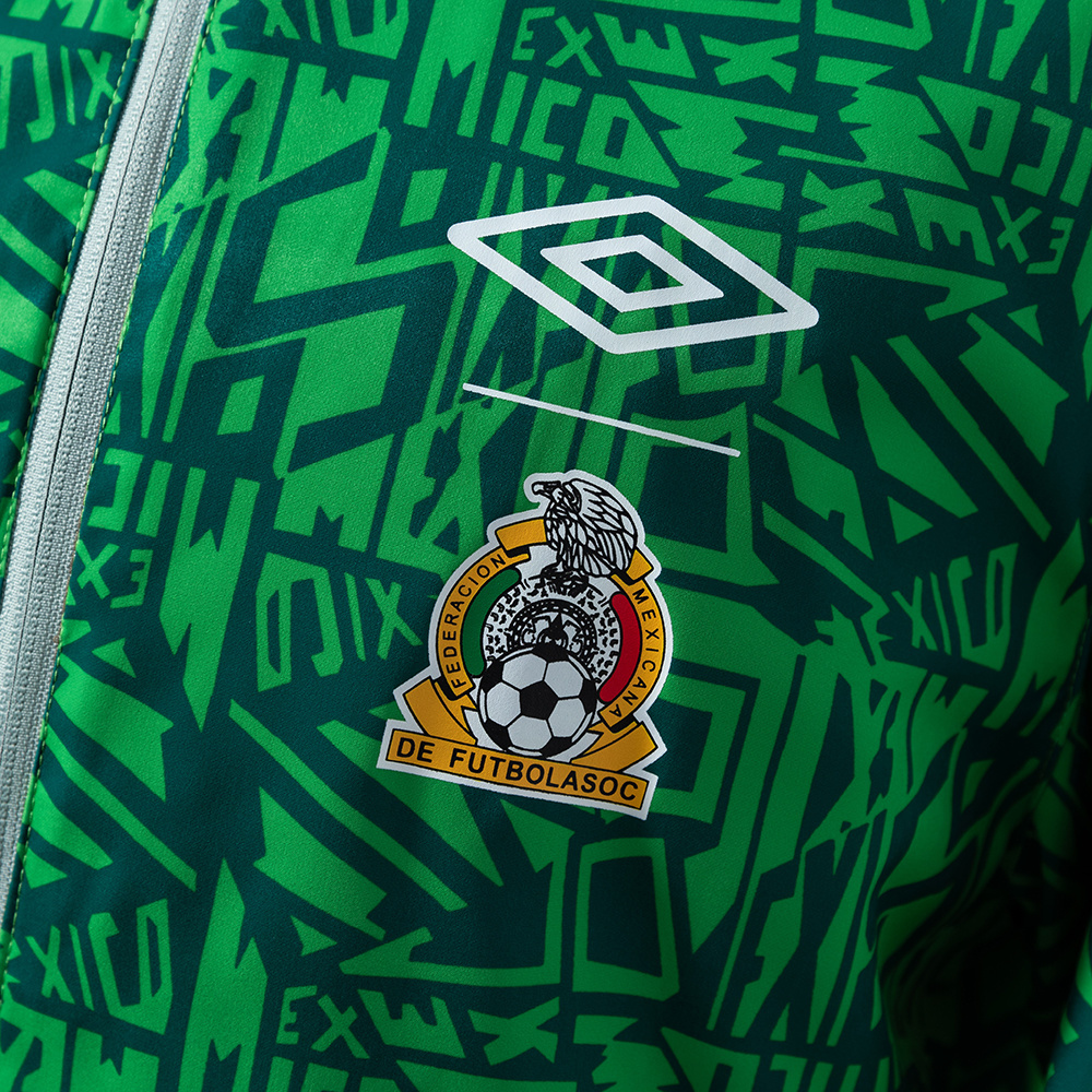 Mexico 1994 Retro Reversible Anthem Jacket Windbreaker – Replica Football Soccer Outfit