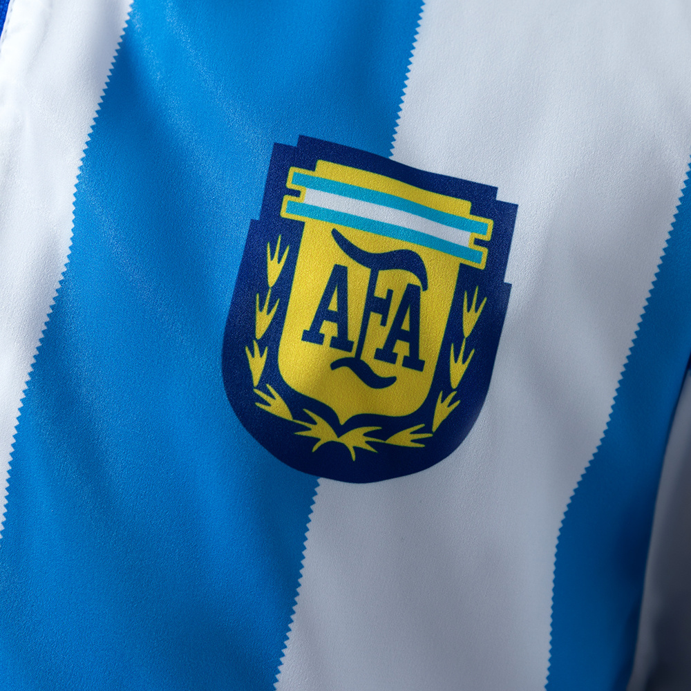 Argentina Retro Reversible Anthem Jacket Windbreaker – Replica Football Soccer Outfit