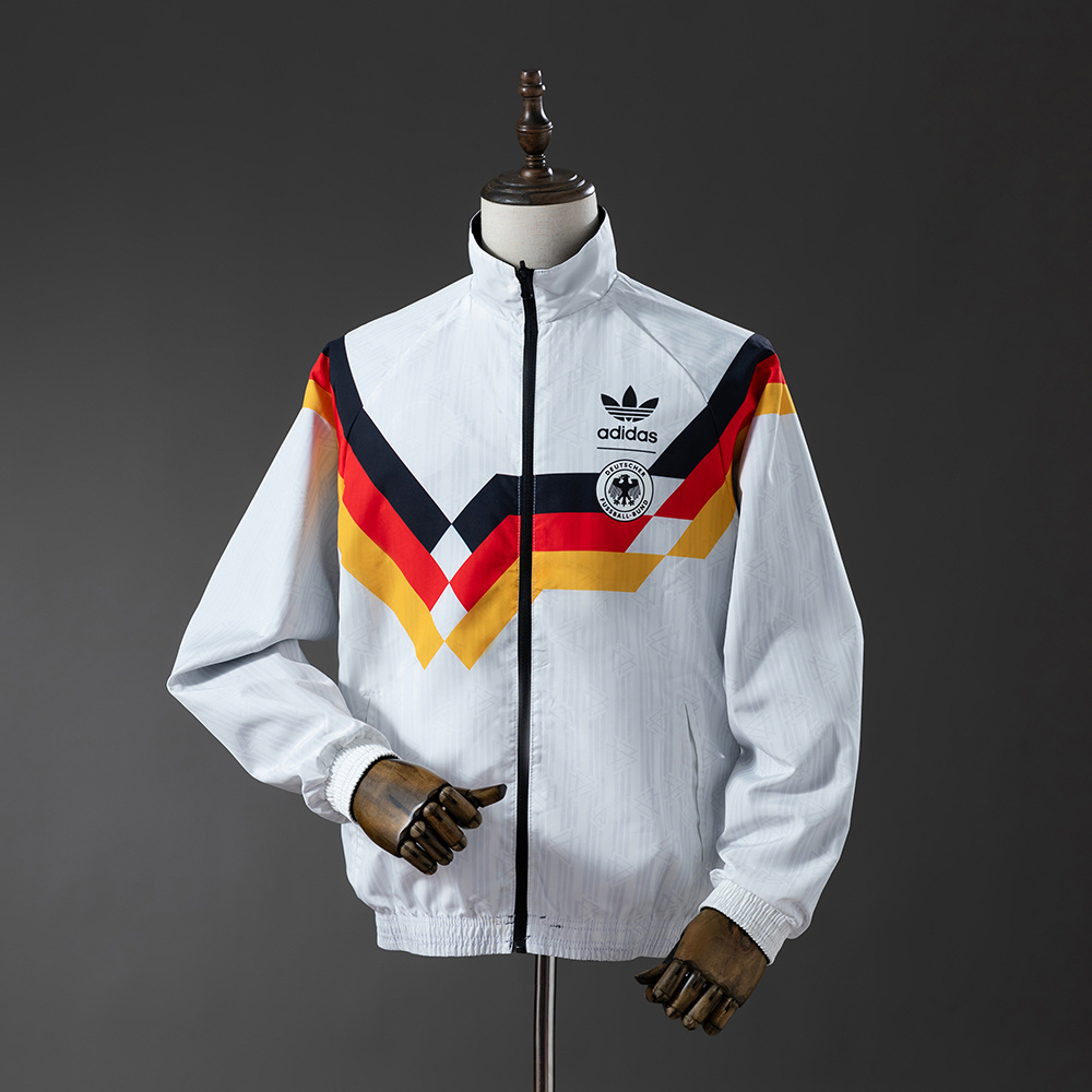 Germany 25/26 Reversible Anthem Jacket Windbreaker – Replica Football Soccer Outfit – Size S–2XL