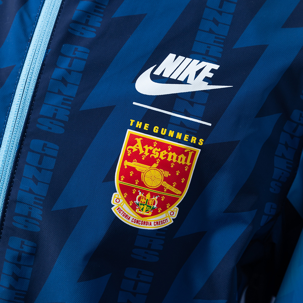 Arsenal Retro Reversible Anthem Jacket Windbreaker – Replica Football Soccer Outfit