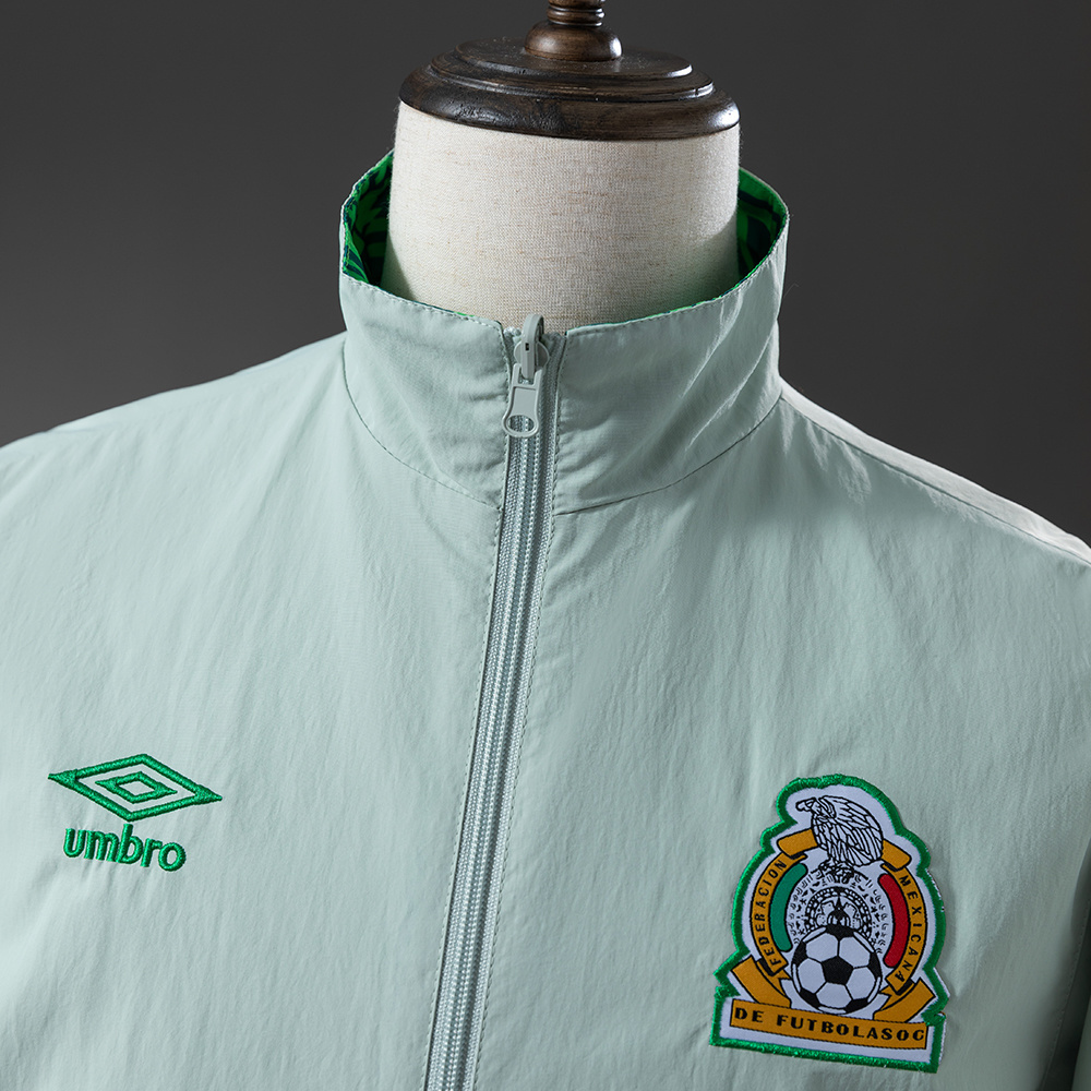 Mexico 1994 Retro Reversible Anthem Jacket Windbreaker – Replica Football Soccer Outfit