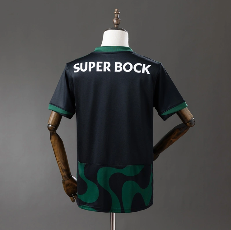 Sporting CP 25/26 Alternative Jersey Black – Replica Football Soccer Shirt