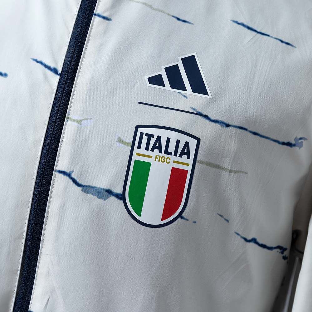 Italy 25/26 Reversible Anthem Jacket Windbreaker – Replica Football Soccer Outfit – Size S–2XL