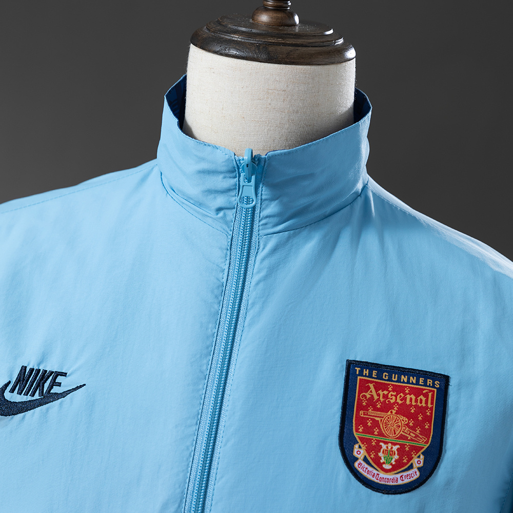 Arsenal Retro Reversible Anthem Jacket Windbreaker – Replica Football Soccer Outfit