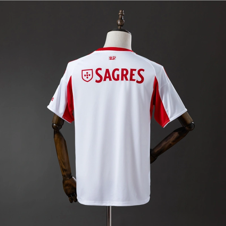 Benfica 25/26 White Away Jersey – Replica Football Soccer Shirt