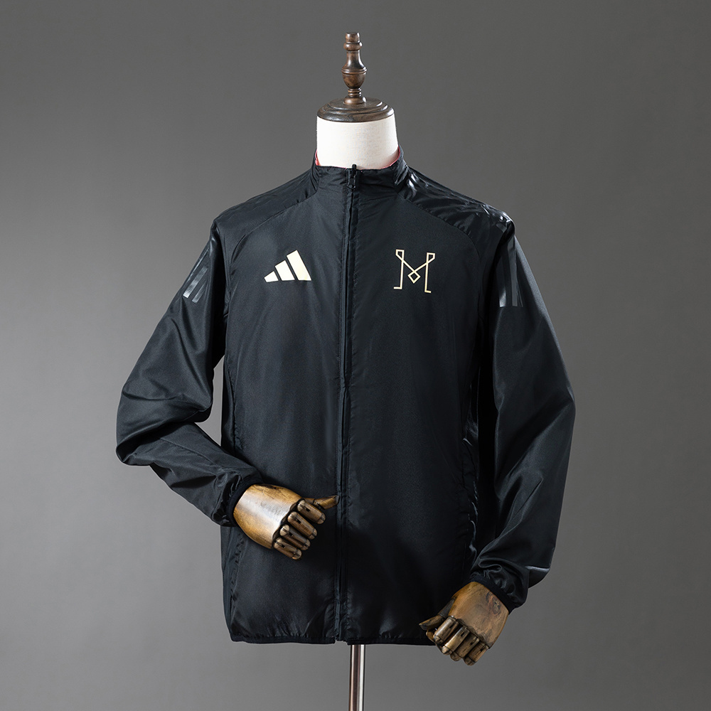 Inter Miami 25/26 Reversible Anthem Jacket Windbreaker – Replica Football Soccer Outfit – Size S–2XL