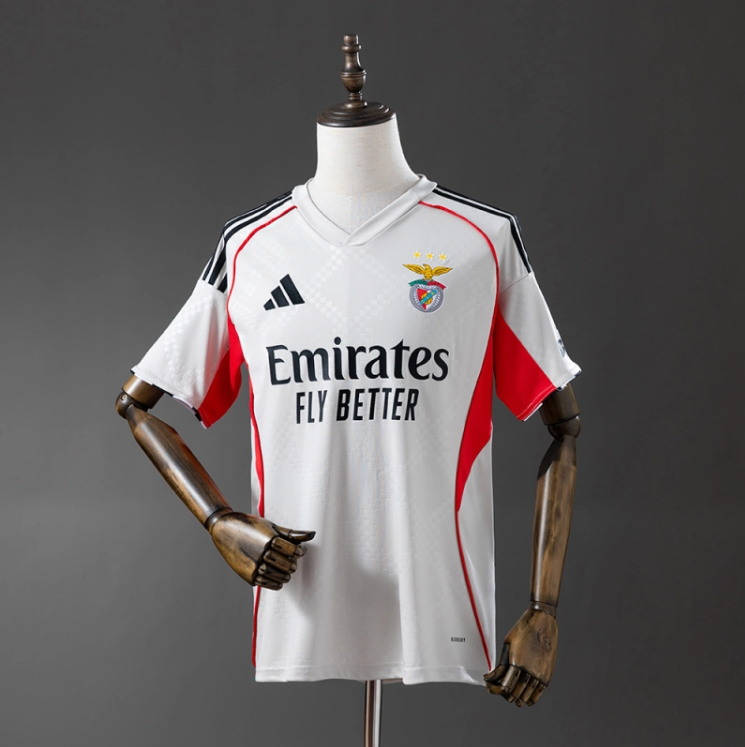 Benfica 25/26 Beige Away Jersey – Replica Football Soccer Shirt