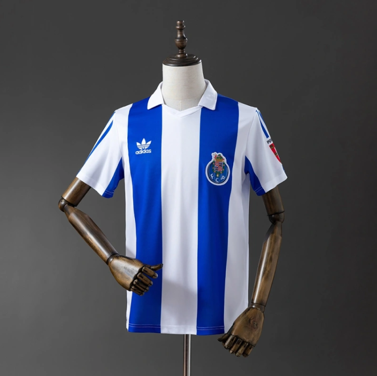 Porto 86/87 Retro Home Jersey – Replica Football Soccer Shirt