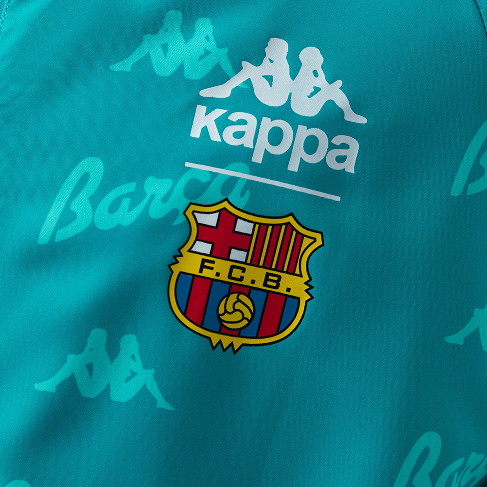 Barcelona Retro Reversible Anthem Jacket Windbreaker – Replica Football Soccer Outfit