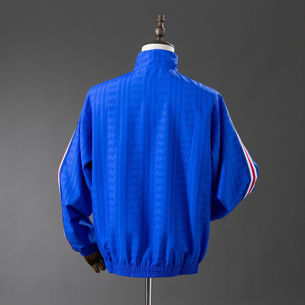 France 1994 Retro Reversible Anthem Jacket Windbreaker – Replica Football Soccer Outfit