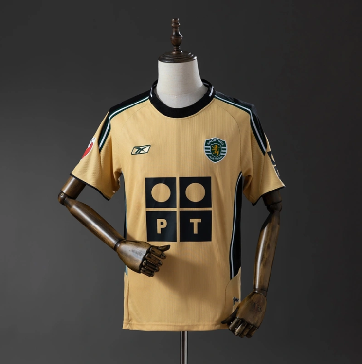 Sporting CP 03/04 Away Retro Jersey – Replica Football Soccer Shirt
