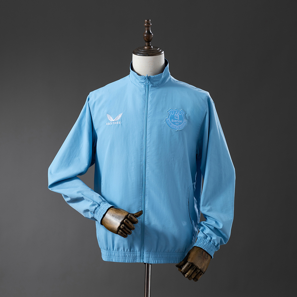 Everton 25/26 Reversible Anthem Jacket Windbreaker – Replica Football Soccer Outfit – Size S–2XL