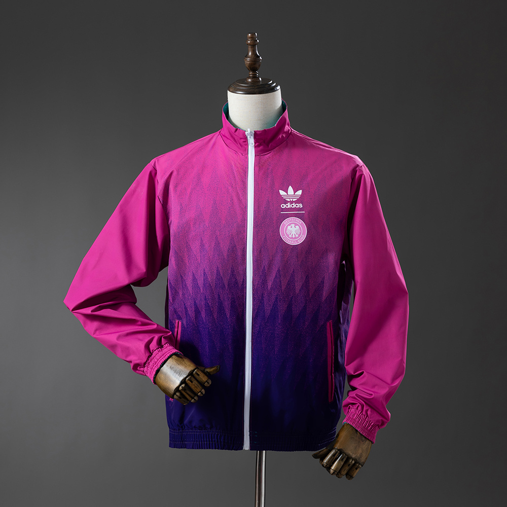 Germany 25/26 Reversible Anthem Jacket Windbreaker – Replica Football Soccer Outfit – Size S–2XL