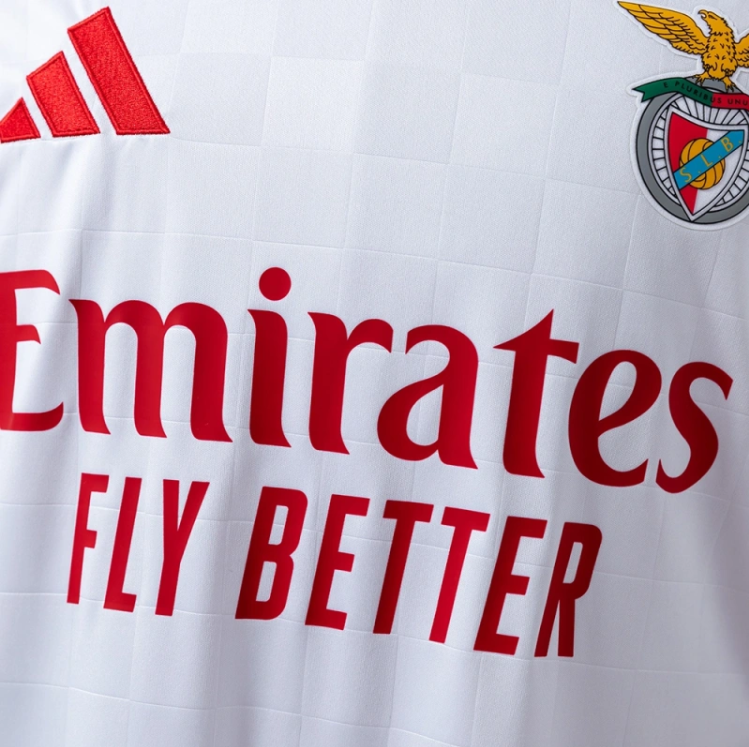 Benfica 25/26 White Away Jersey – Replica Football Soccer Shirt
